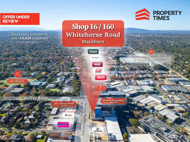 Shop 16/160 Whitehorse Road Blackburn VIC 3130 Shop 16/160 Whitehorse Road Blackburn VIC 3130