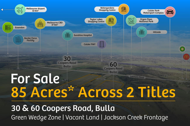 30 & 60 Coopers Road Bulla VIC 3428 30 & 60 Coopers Road Bulla VIC 3428