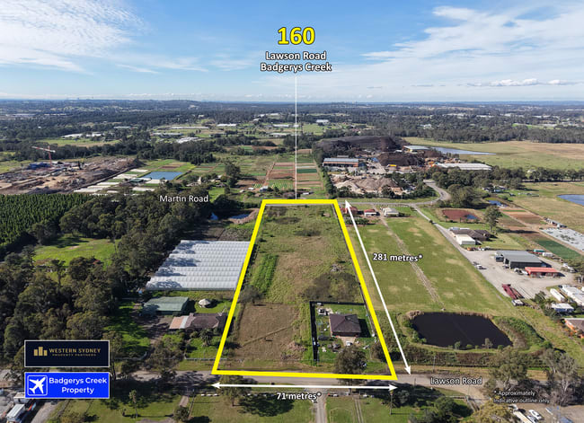 160 Lawson Road Badgerys Creek NSW 2555 160 Lawson Road Badgerys Creek NSW 2555
