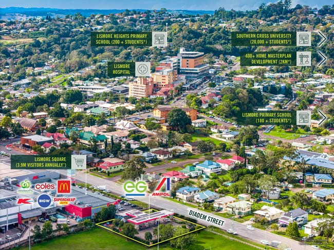 EG Ampol, 99 Diadem Street Lismore NSW 2480 EG Ampol, 99 Diadem Street Lismore NSW 2480