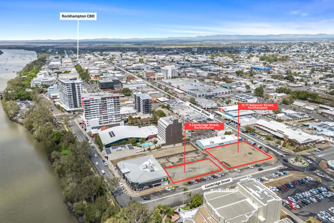 Whole of Property/71-77 Bolsover Street & 3 Cambridge St Rockhampton City QLD 4700 Whole of Property/71-77 Bolsover Street & 3 Cambridge St Rockhampton City QLD 4700