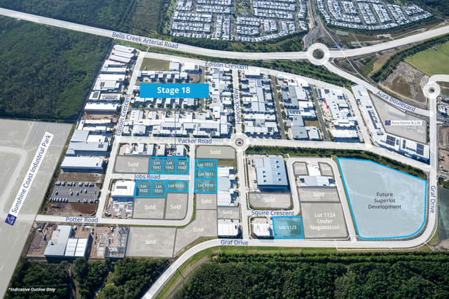 Stage 18 Aura Business Park Baringa QLD 4551 Stage 18 Aura Business Park Baringa QLD 4551