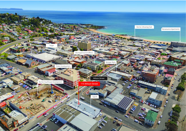 Corner Position Quality Tenant/115 Wilson Street Burnie TAS 7320 Corner Position Quality Tenant/115 Wilson Street Burnie TAS 7320