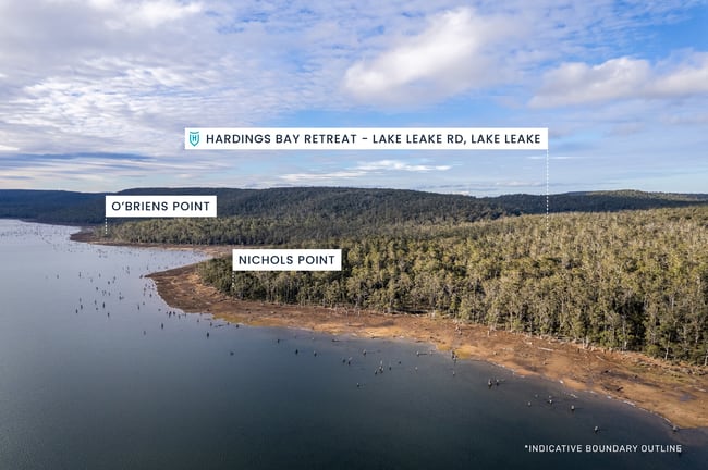 'Hardings Bay Retrea Lake Leake Road Lake Leake TAS 7210 'Hardings Bay Retrea Lake Leake Road Lake Leake TAS 7210