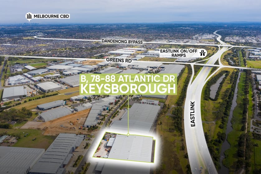 Click to view all images Warehouse B/78-88 Atlantic Drive Keysborough VIC 3173 - Image 2