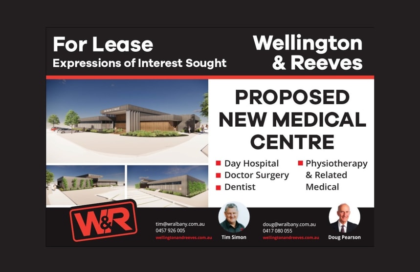 Click to view all images Proposed Medical Centre, Corner Angove Road & Pretious Street Spencer Park WA 6330 - Image 1