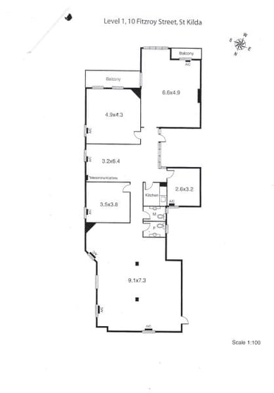Click to view all images 1st Floor/10 Fitzroy Street St Kilda VIC 3182 - Image 3
