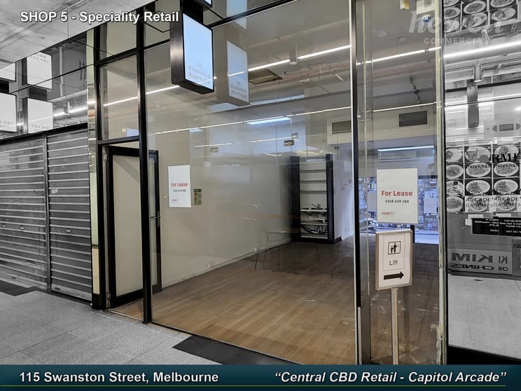 Click to view all images Shop 5/115 Swanston Street Melbourne VIC 3000 - Image 1
