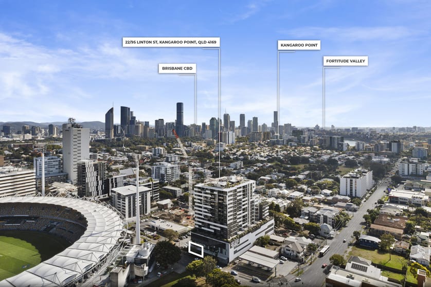 Click to view all images 22/95 Linton Street Kangaroo Point QLD 4169 - Image 2