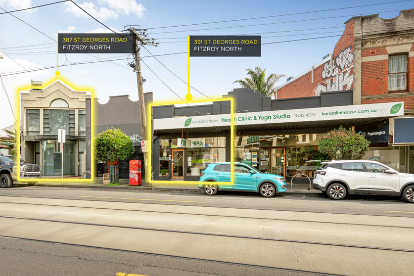 Click to view all images 387 & 391 St Georges Road Fitzroy North VIC 3068 - Image 1