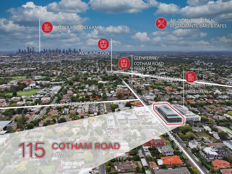 Click to view all images Mezzanine East/115 Cotham Road Kew VIC 3101 - Image 3