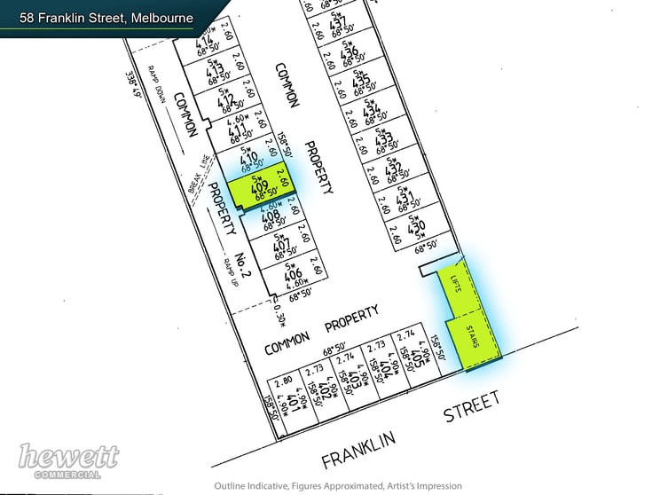 Click to view all images Lot 409/58 Franklin Street Melbourne VIC 3000 - Image 2