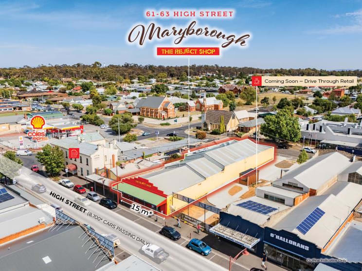 Click to view all images 61-63 High Street Maryborough VIC 3465 - Image 2