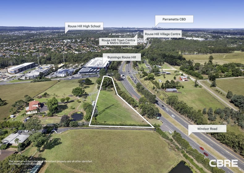Click to view all images Windsor Road and Annangrove Road Rouse Hill NSW 2155 - Image 2