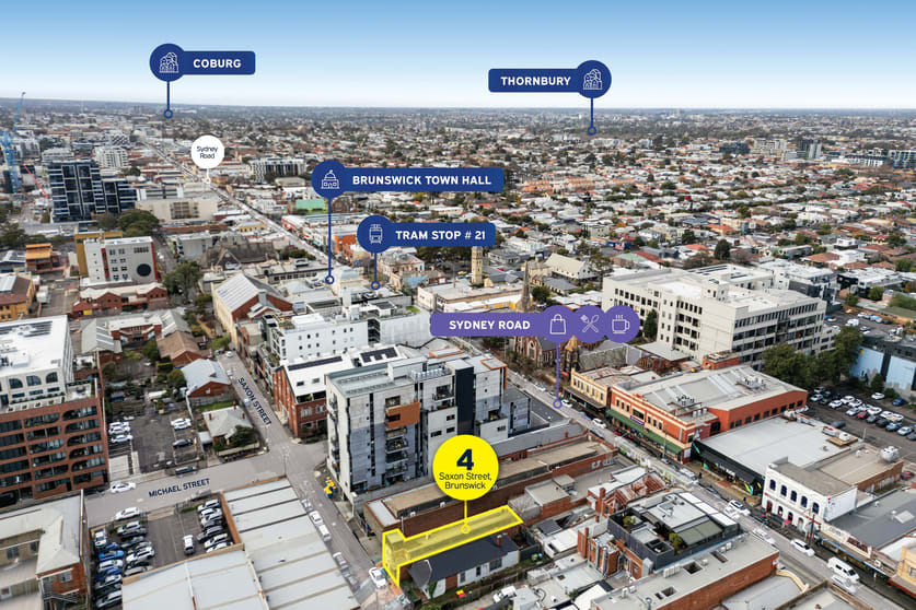 Click to view all images 4 Saxon Street Brunswick VIC 3056 - Image 1