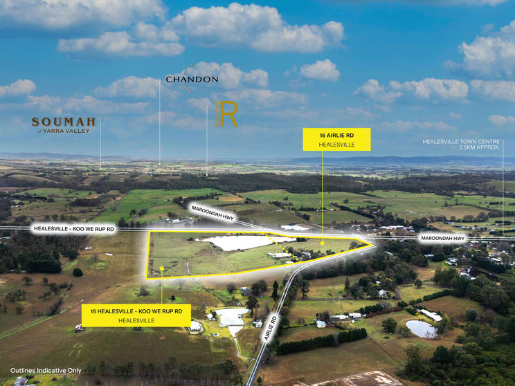 Click to view all images 16 Airlie Road & 15 Healesville Koo Wee Rup Road Healesville VIC 3777 - Image 1