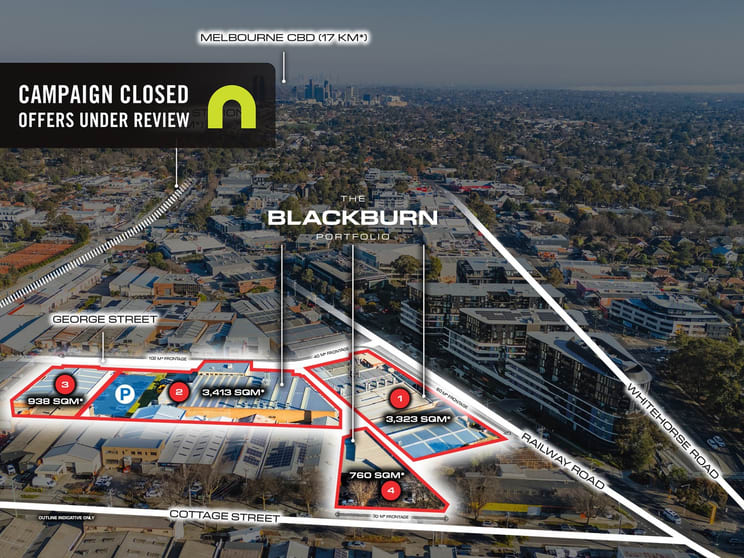 Click to view all images 84-92B Railway Rd, 1-9 & 11-13 George St & 2 Cottage St Blackburn VIC 3130 - Image 1