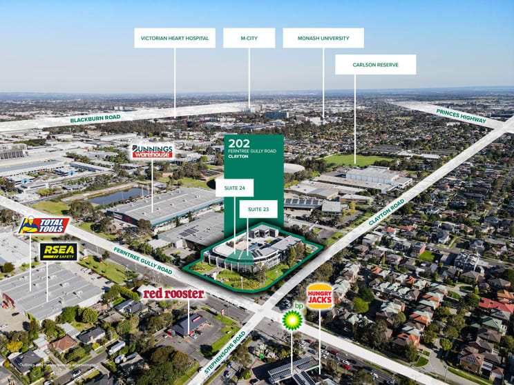 Click to view all images 23 & 24/202 Ferntree Gully Road Clayton VIC 3168 - Image 3