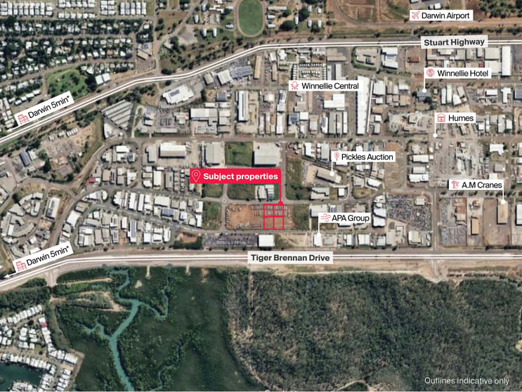 Click to view all images Lot 5460/5461/5442/5443 Raphael and Benison Roads Winnellie NT 0820 - Image 1