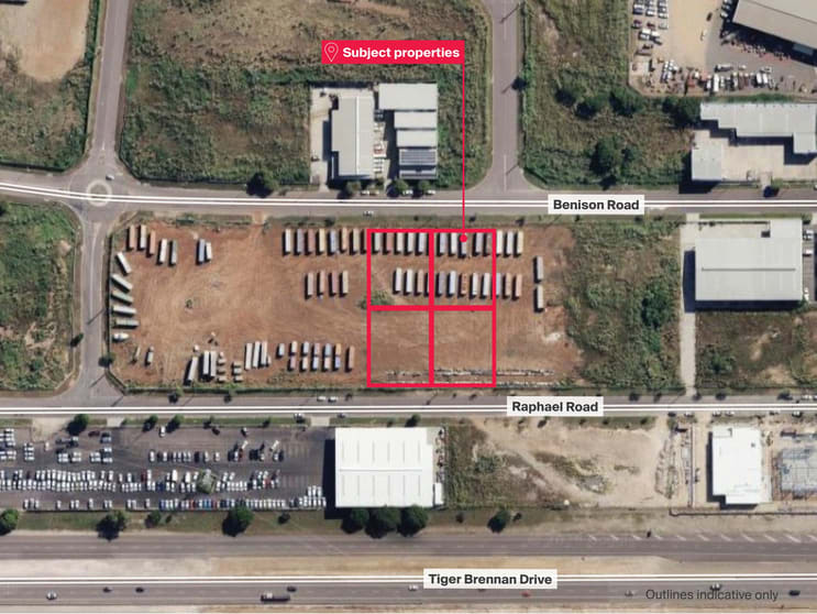 Click to view all images Lot 5460/5461/5442/5443 Raphael and Benison Roads Winnellie NT 0820 - Image 2