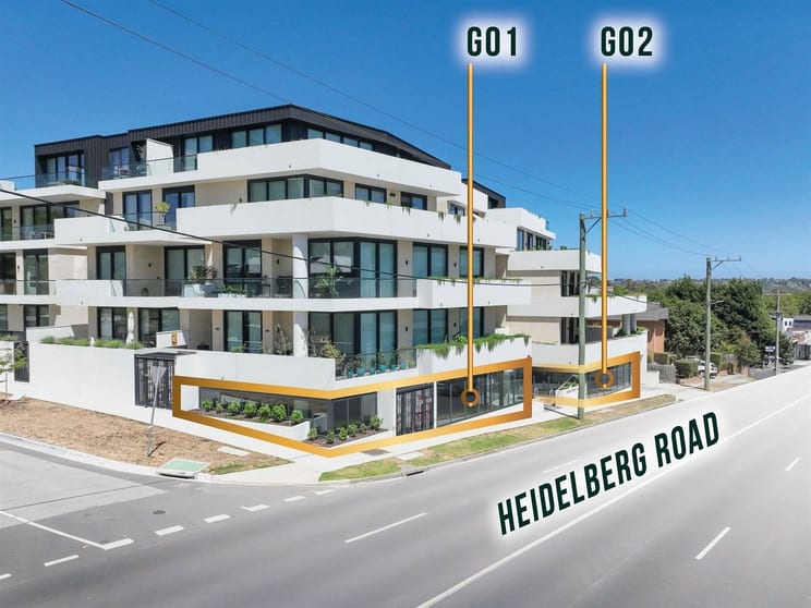 Click to view all images G01 & G02/1066 Heidelberg Road Ivanhoe VIC 3079 - Image 1