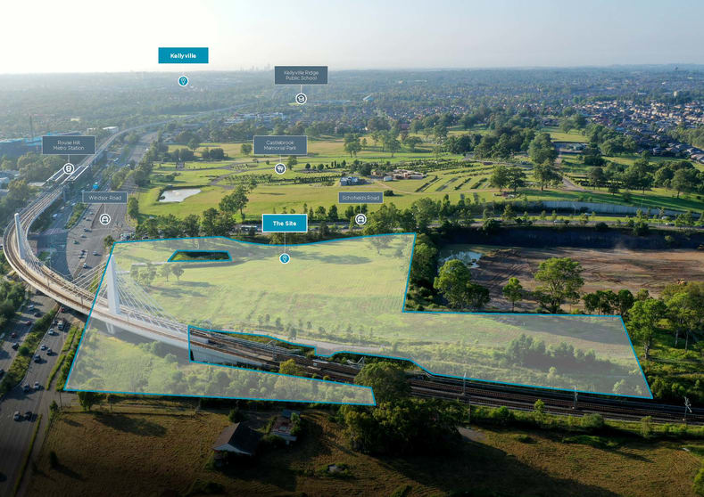 Click to view all images Land along Schofields Road Rouse Hill NSW 2155 - Image 1