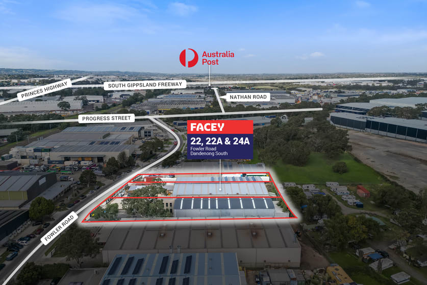 Click to view all images 22, 22A, and 24A Fowler Road Dandenong South VIC 3175 - Image 1