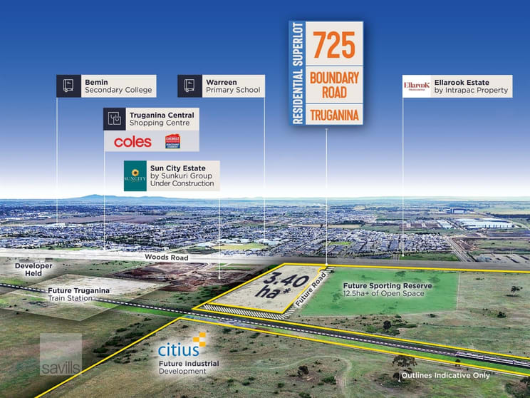 Click to view all images Residential Superlot, 725 Boundary Road Truganina VIC 3029 - Image 3