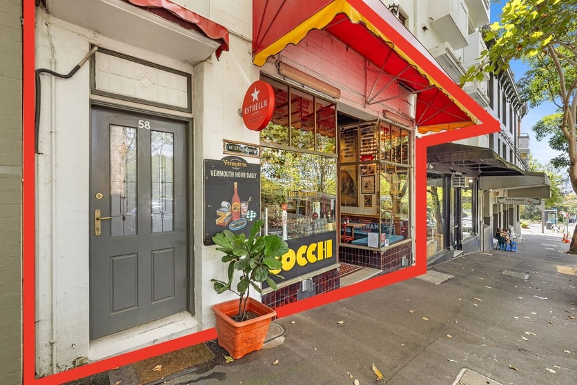 Click to view all images Shop & Residence/58-60 Kings Cross Road Potts Point NSW 2011 - Image 1