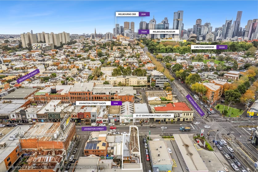 Click to view all images 15-17 Johnston Street Fitzroy VIC 3065 - Image 1