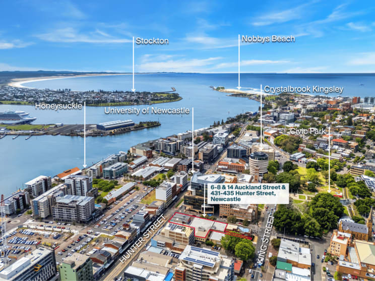 Click to view all images 6-8 & 14 Auckland Street & 431-435 Hunter Street Newcastle NSW 2300 - Image 2
