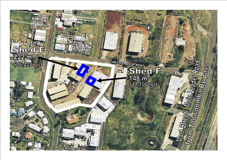 F Block/Sheds 2-3/76 Vanity Street Rockville QLD 4350 - Image 3