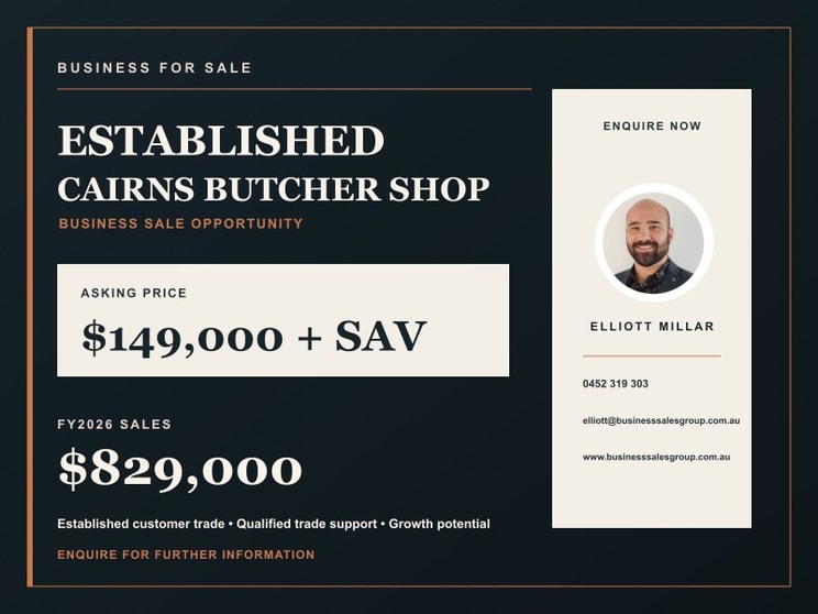 Butcher  business for sale in Cairns - Image 1