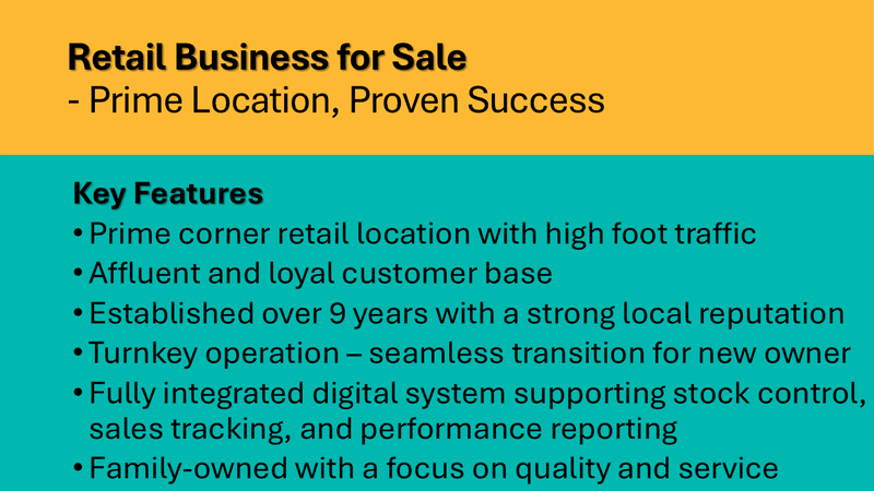 Click to view all images Shop & Retail business for sale in Torquay - Image 2