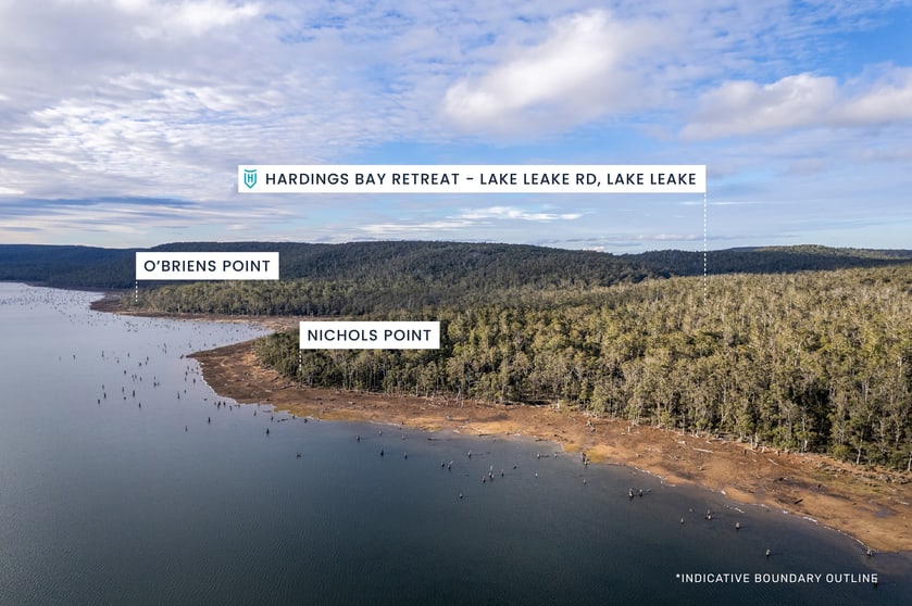 Click to view all images 'Hardings Bay Retrea Lake Leake Road Lake Leake TAS 7210 - Image 1