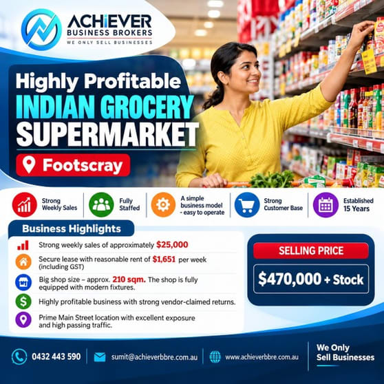 Click to view all images Supermarket business for sale in Footscray - Image 1