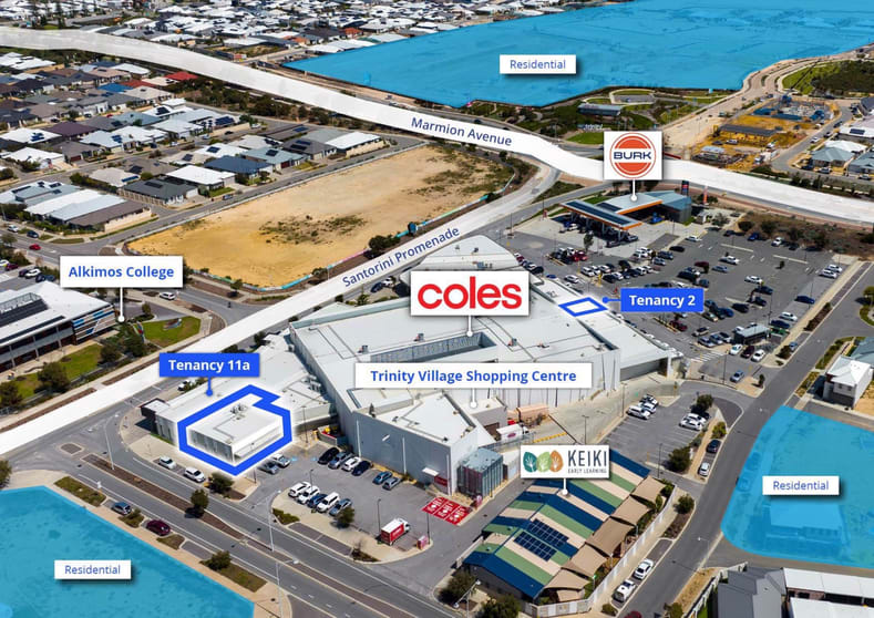 Shop & Retail commercial property for lease at Trinity Village Shopping Centre Cnr Marmion Avenue & Santorini Promenade Alkimos WA 6038 Shop & Retail commercial property for lease at Trinity Village Shopping Centre Cnr Marmion Avenue & Santorini Promenade Alkimos WA 6038