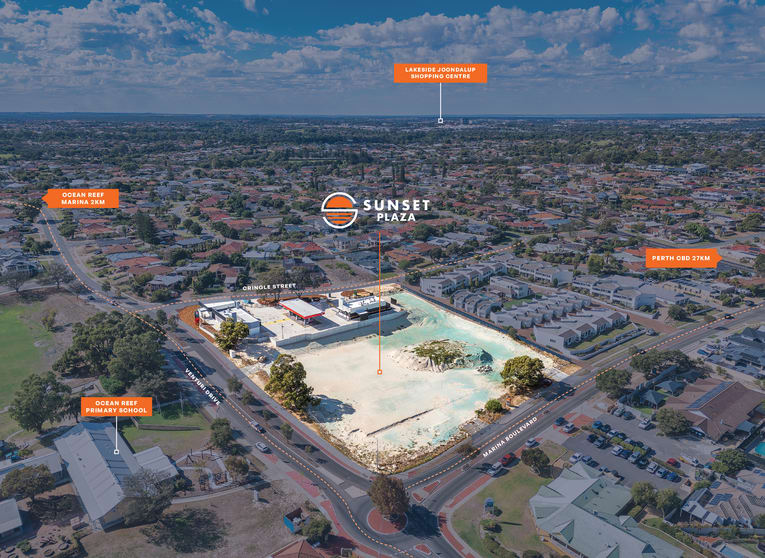 Shop & Retail commercial property for lease at Sunset Plaza Ocean Reef WA 6027 Shop & Retail commercial property for lease at Sunset Plaza Ocean Reef WA 6027