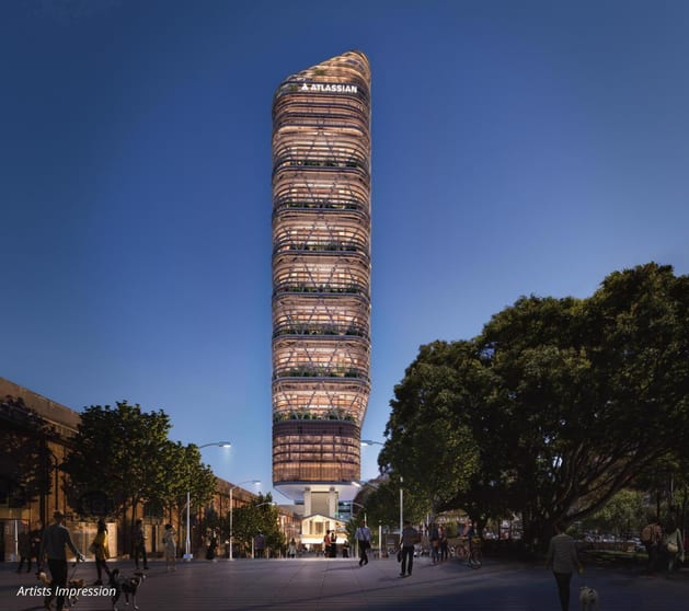 Offices commercial property for lease at Atlassian Central 8 Lee Street Sydney NSW 2000