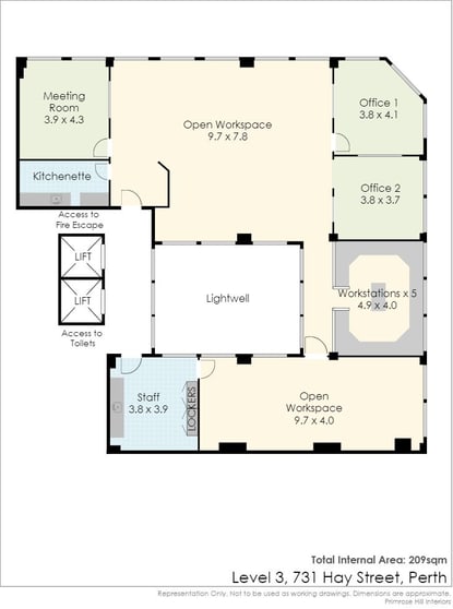 Offices commercial property for sale at Level 3/731 Hay Street Perth WA 6000