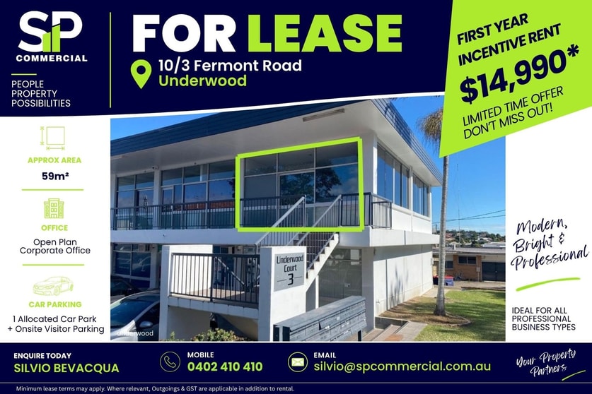 Offices commercial property leased at 10/3 Fermont Road Underwood QLD 4119 Offices commercial property leased at 10/3 Fermont Road Underwood QLD 4119