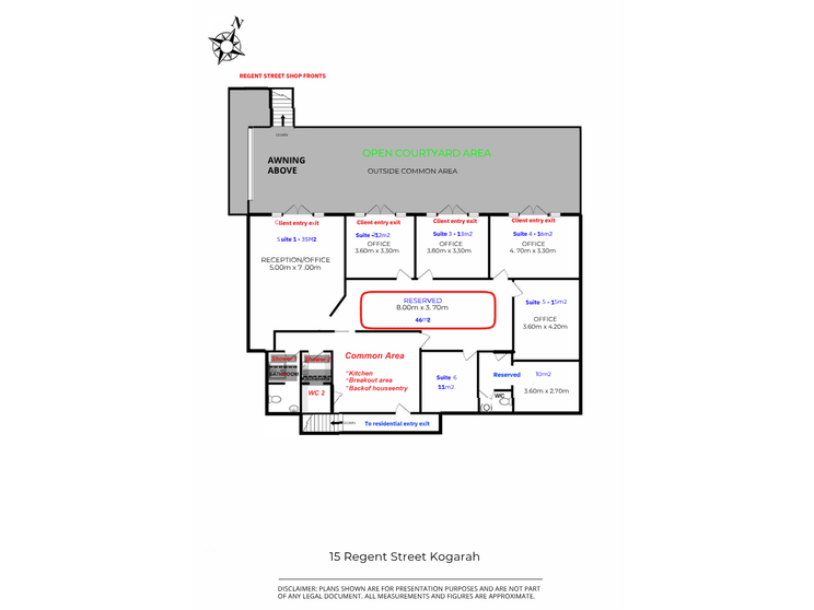 Medical / Consulting commercial property for lease at Office 1a/15-17 Regent Street Kogarah NSW 2217