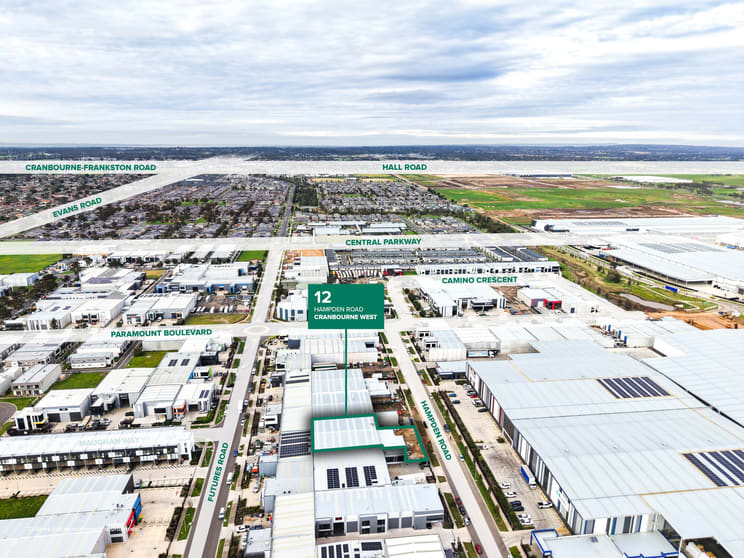 Factory, Warehouse & Industrial commercial property for lease at 12 Hampden Road Cranbourne West VIC 3977