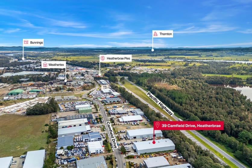 Factory, Warehouse & Industrial commercial property leased at 39 Camfield Drive Heatherbrae NSW 2324 Factory, Warehouse & Industrial commercial property leased at 39 Camfield Drive Heatherbrae NSW 2324