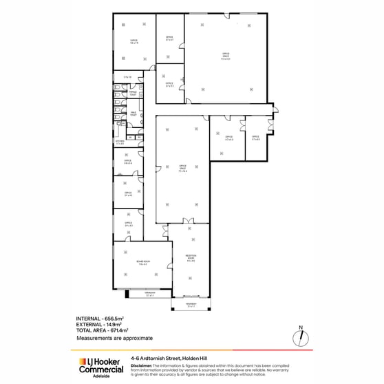 Offices commercial property for lease at 2-6 Ardtornish Street Holden Hill SA 5088
