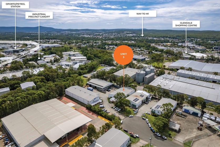 Factory, Warehouse & Industrial commercial property leased at Unit 3b/12 Belford Place Cardiff NSW 2285