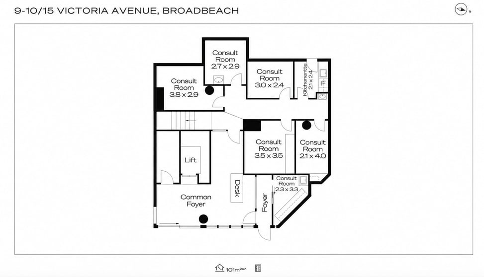Medical / Consulting commercial property for lease at 9 & 10/15 Victoria Avenue Broadbeach QLD 4218