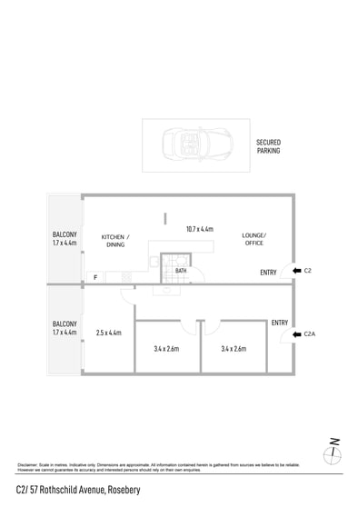 Offices commercial property for sale at C2/57-61 Rothschild Avenue Rosebery NSW 2018