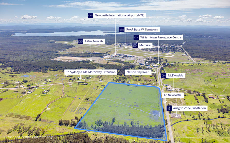 Development / Land commercial property for sale at 1801 Nelson Bay Road & 6 Cabbage Tree Road Williamtown NSW 2318
