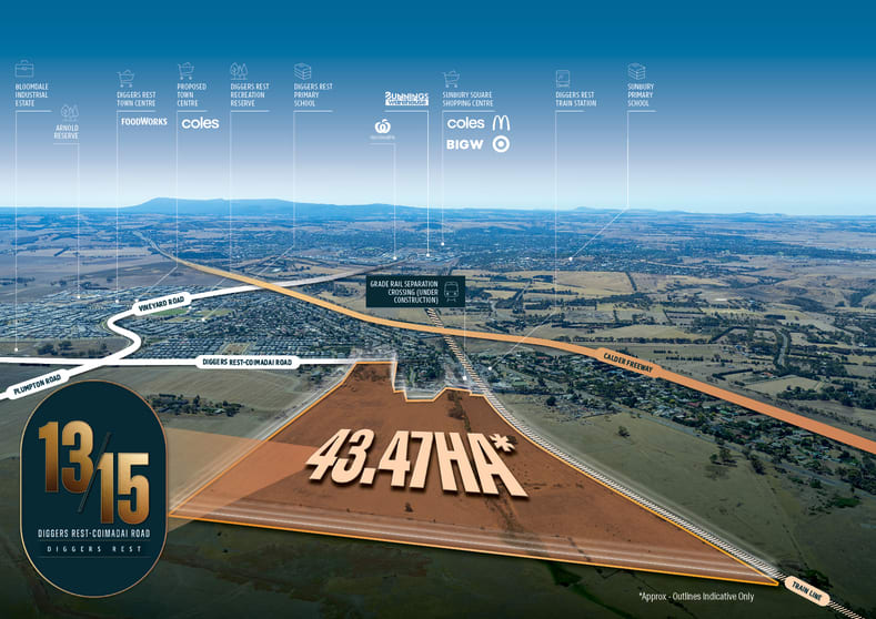Development / Land commercial property for sale at 13-15 Diggers Rest-Coimadai Road Diggers Rest VIC 3427 Development / Land commercial property for sale at 13-15 Diggers Rest-Coimadai Road Diggers Rest VIC 3427
